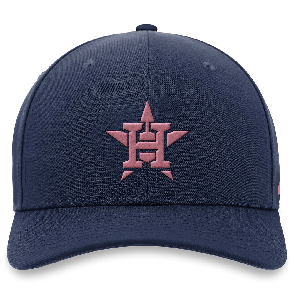 Casquette ajustable Nike Houston Astros Club Performance pour homme bleu marine