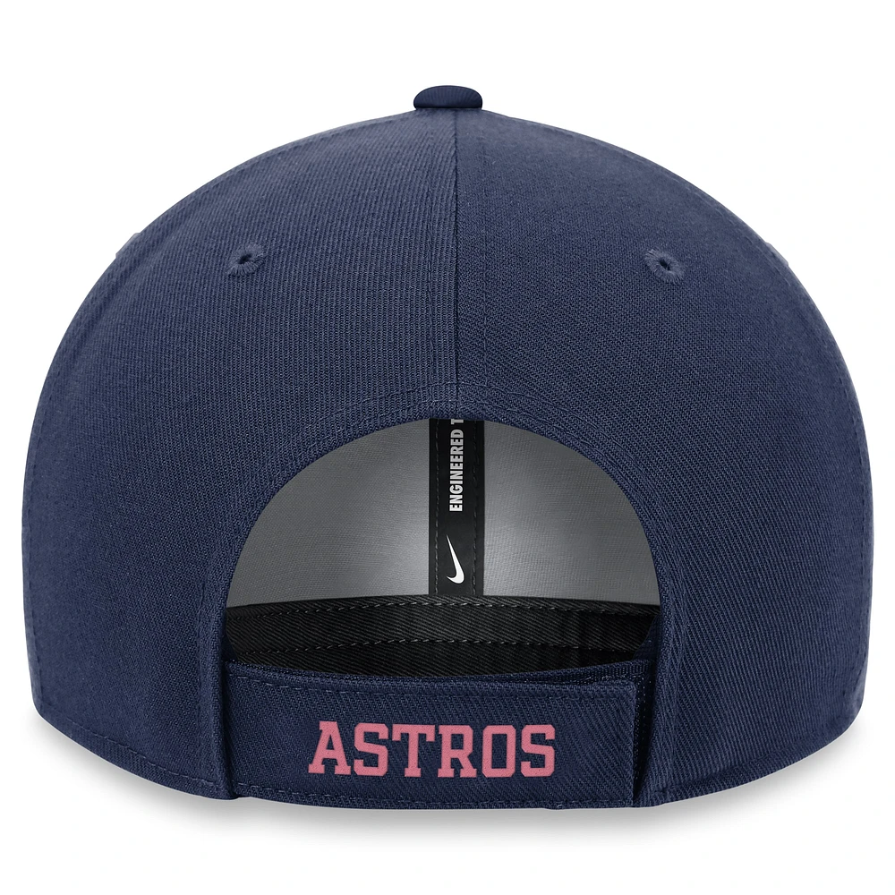 Casquette ajustable Nike Houston Astros Club Performance pour homme bleu marine