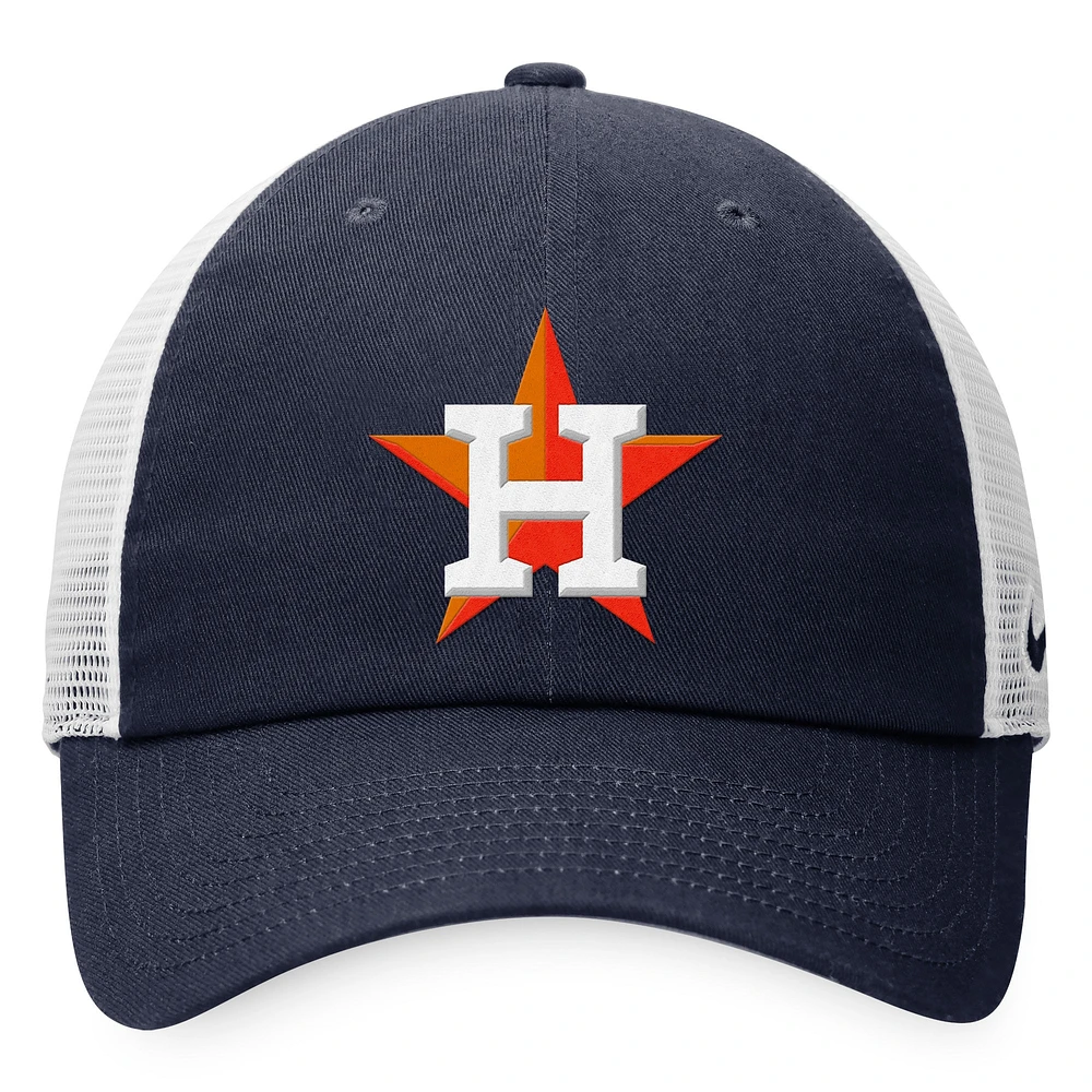 Casquette ajustable Nike Houston Astros Club Trucker pour hommes, bleu marine