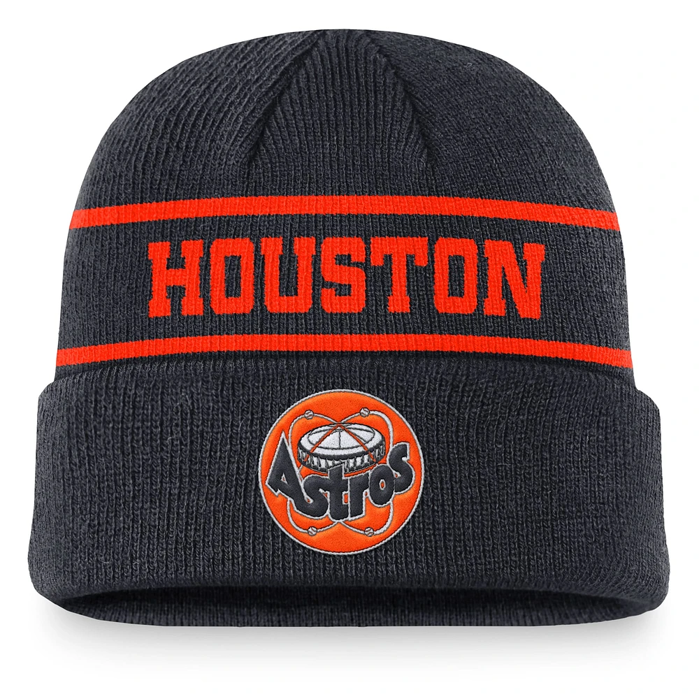 Bonnet en tricot à revers Nike Houston Astros Cooperstown Collection Rewind Terra pour hommes