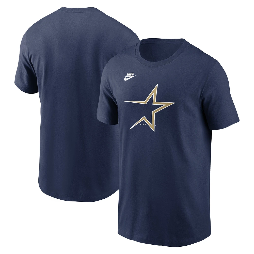 Men's Nike Navy Houston Astros Cooperstown Collection Team Logo T-Shirt