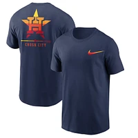 T-shirt Nike bleu marine Houston Astros Crush City Hometown pour hommes