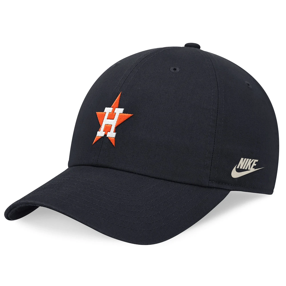 Casquette réglable Nike Houston Astros Rewind Cooperstown Collection Club pour hommes, bleu marine