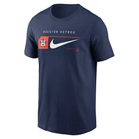 T-shirt Nike bleu marine Houston Astros Team Swoosh Lockup pour homme