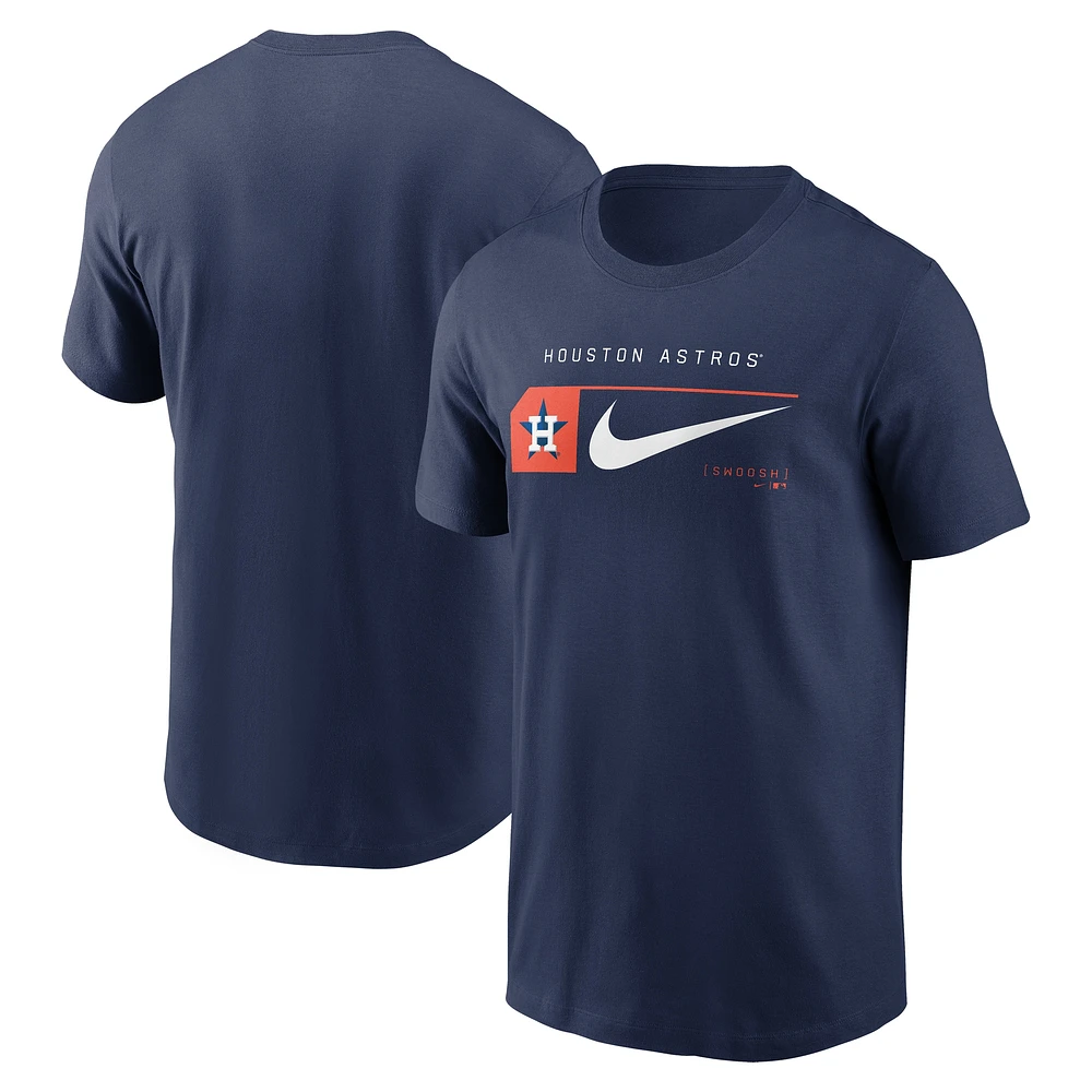 Men's Nike Navy Houston Astros Team Swoosh Lockup T-Shirt