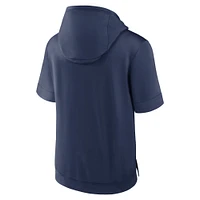 Sweat à capuche manches courtes Nike bleu marine Houston Astros Tri Code Lockup pour hommes