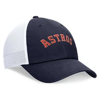 Casquette de camionneur ajustable Nike bleu marine Houston Astros Wordmark pour homme