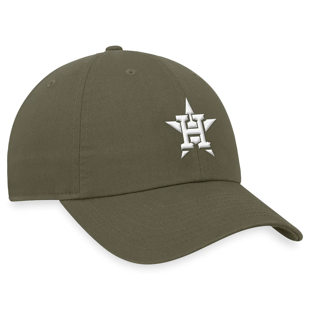 Men's Nike Olive Houston Astros Club Adjustable Hat