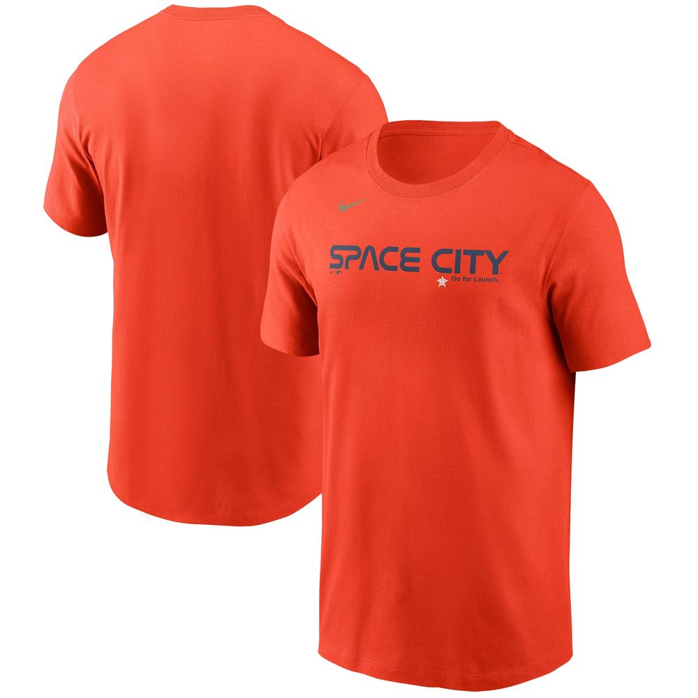 Nike Men's Nike Orange Houston Astros 2022 City Connect Wordmark T-Shirt