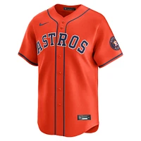 Men's Nike Orange Houston Astros Alternate Limited Jersey