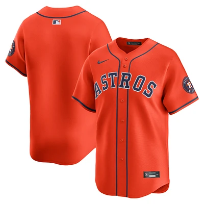 Men's Nike Orange Houston Astros Alternate Limited Jersey