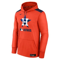 Men's Nike Orange Houston Astros Authentic Collection Performance Pullover Hoodie