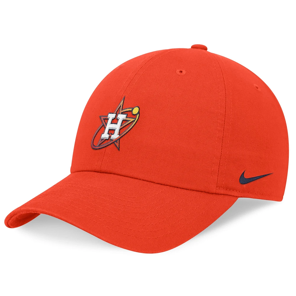 Casquette réglable Nike Houston Astros City Connect Club orange pour homme