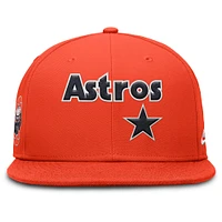 Men's Nike Orange Houston Astros Cooperstown True Performance Fitted Hat