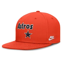 Men's Nike Orange Houston Astros Cooperstown True Performance Fitted Hat