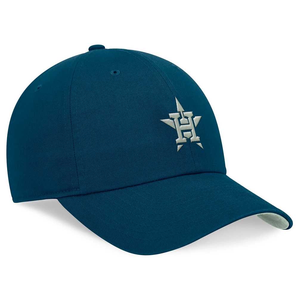 Casquette réglable Nike pour hommes, bleu sarcelle, Houston Astros Valerian Club