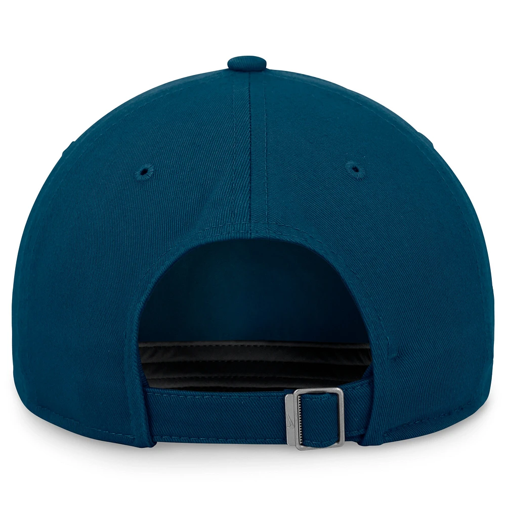 Casquette réglable Nike pour hommes, bleu sarcelle, Houston Astros Valerian Club