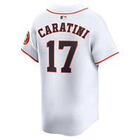 Men's Nike Victor Caratini White Houston Astros Home Limited Player Jersey