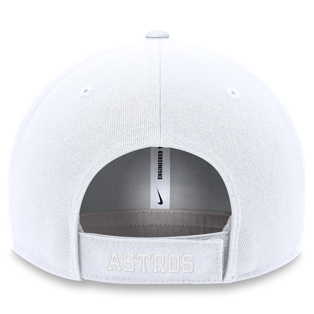 Men's Nike White Houston Astros Club Performance Adjustable Hat