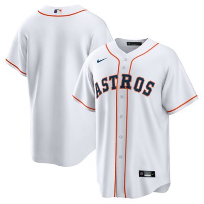 Men's Nike White Houston Astros Home Blank Replica Jersey