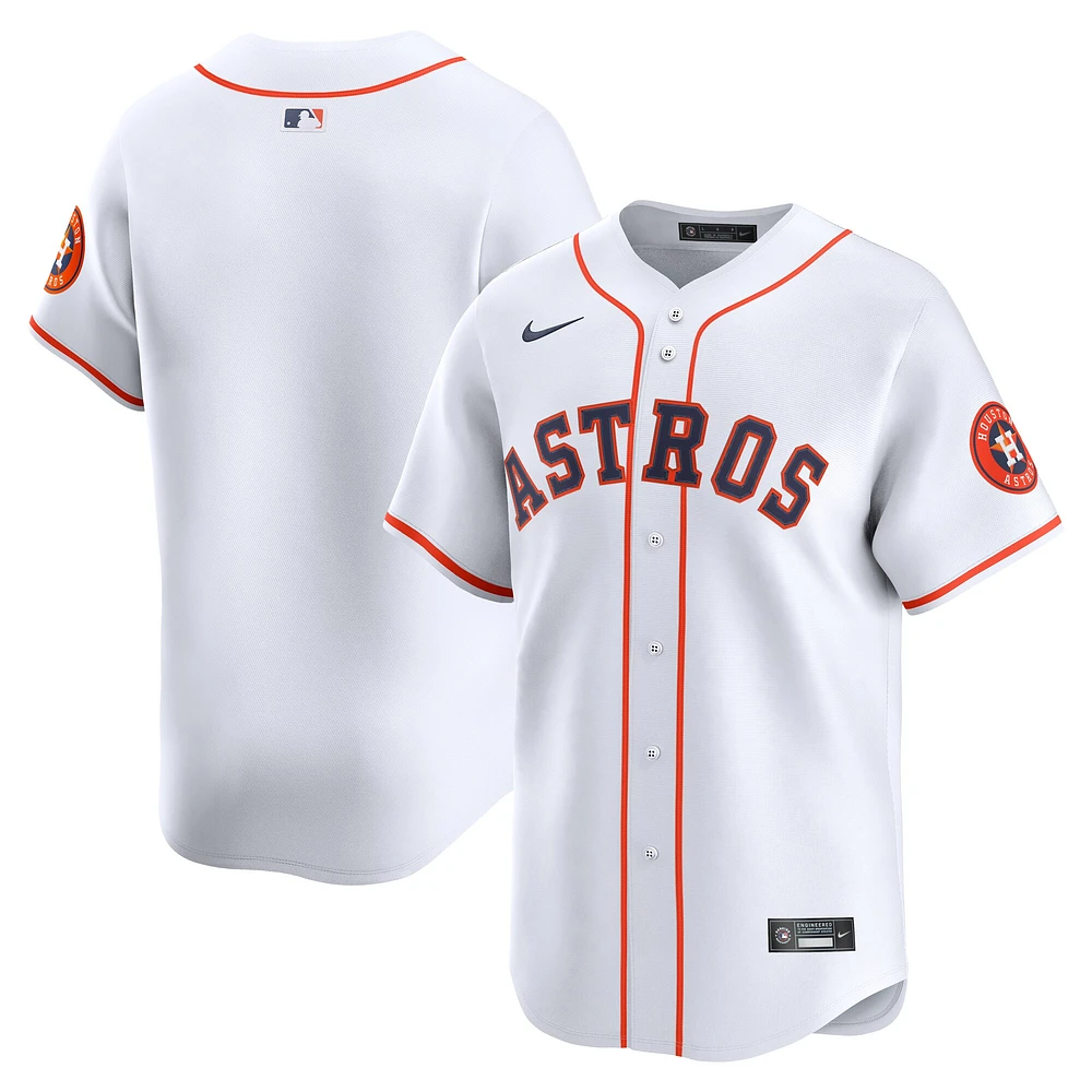 Maillot à domicile Nike blanc Houston Astros Limited pour homme