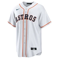 Maillot d'équipe Nike Houston Astros Home Replica pour homme - Blanc