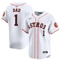 Maillot Nike blanc Houston Astros #1 Dad Home Limited pour homme