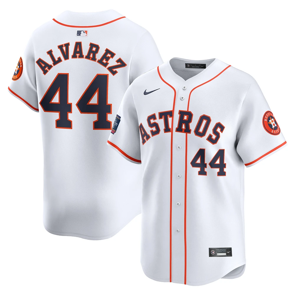 Men's Nike Yordan Alvarez White Houston Astros 2024 MLB World Tour Mexico City Series Home Limited Player Jersey