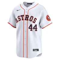 maillot de joueur Nike Yordan Alvarez pour hommes, blanc, Houston Astros Home Limited, limité