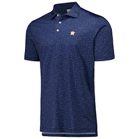 Men's Peter Millar Navy Houston Astros Batter Up Performance Jersey Polo