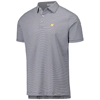 Men's Peter Millar Navy Houston Astros Jubilee Stripe Stretch Jersey Polo