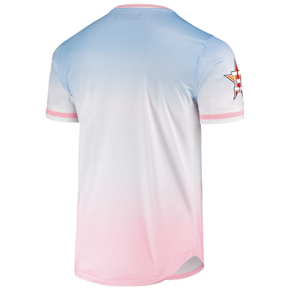 Pro Standard Men's Pro Standard Blue/Pink Houston Astros Ombre T-Shirt