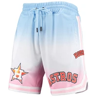Men's Pro Standard Blue/Pink Houston Astros Team Logo Ombre Shorts