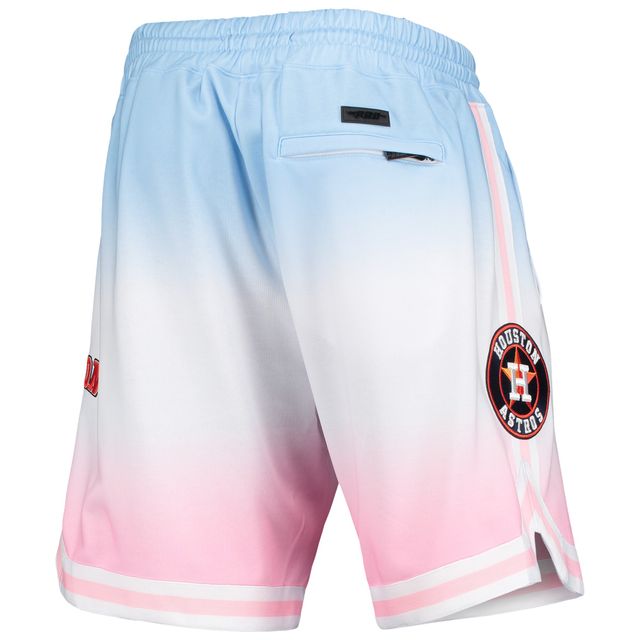 Short Pro Standard Homme Houston Astros Team Logo Ombre Bleu/Rose