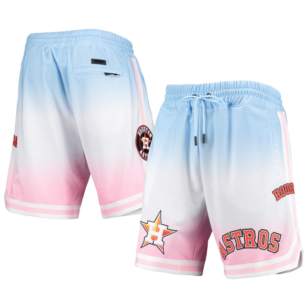 Men's Pro Standard Blue/Pink Houston Astros Team Logo Ombre Shorts Size: Extra Large