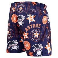 Men's Pro Standard Navy Houston Astros Toss Logo Woven Shorts