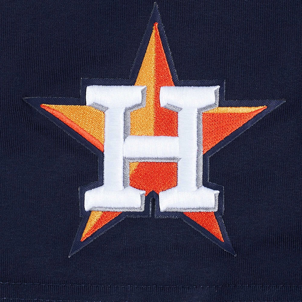 Men's Pro Standard Navy Houston Astros Turn It Up Dropped Shoulder T-Shirt