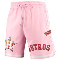 Men's Pro Standard Pink Houston Astros Logo Club Shorts