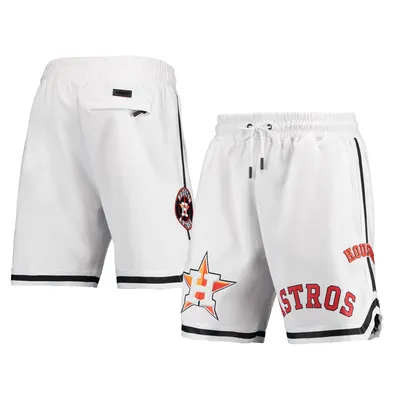 Men's Houston Astros Mitchell & Ness Orange Hyper Hoops Shorts