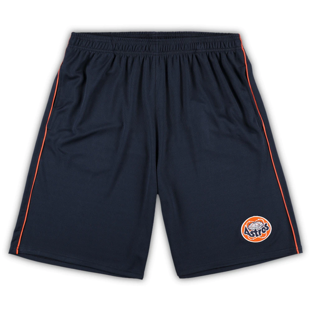 Short en maille pour homme Houston Astros Big & Tall Cooperstown Collection bleu marine