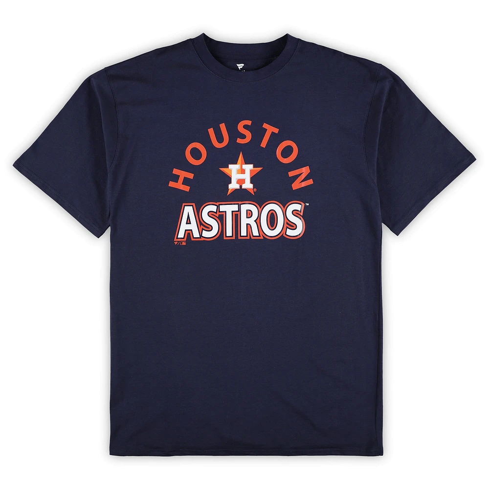 Men's Profile Houston Astros Big & Tall T-Shirt Shorts Combo Set