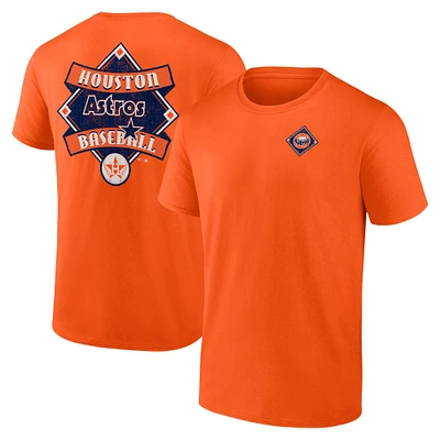 T-shirt profil orange Houston Astros Big & Tall Field Play pour hommes