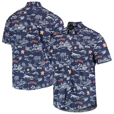 Reyn Spooner Navy Houston Astros Team Performance Polo