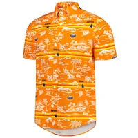 Men's Reyn Spooner Orange Houston Astros Kekai Button-Down Shirt