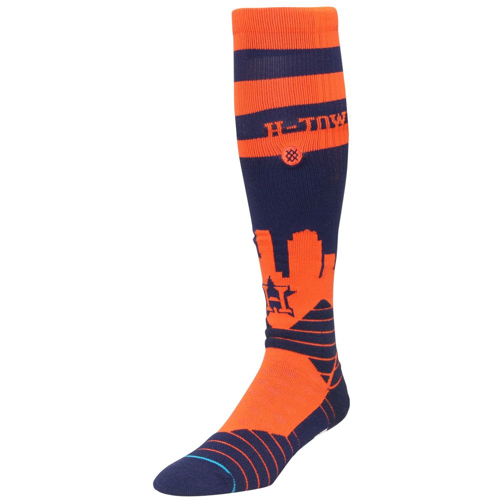 Men's Stance Navy Houston Astros Diamond Pro OTC Socks