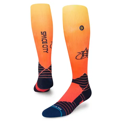 Male Texas Rangers Stance Navy 2023 City Connect Over the Calf Socks