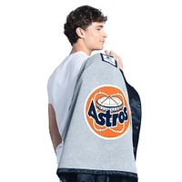 Veste d'entraîneur à boutons-pression pour homme, bleu marine, des Astros de Houston
