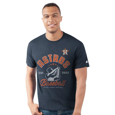 Men's Starter  Navy Houston Astros Prime Time Batter T-Shirt