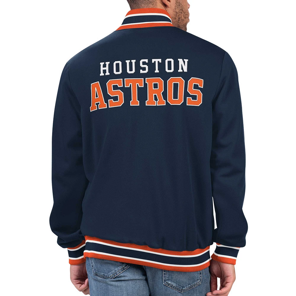 Men's Starter Royal Houston Astros Secret Weapon Full-Snap Jacket