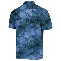 Men's Tommy Bahama Blue Houston Astros Coast Luminescent Fronds IslandZone Button-Up Camp Shirt